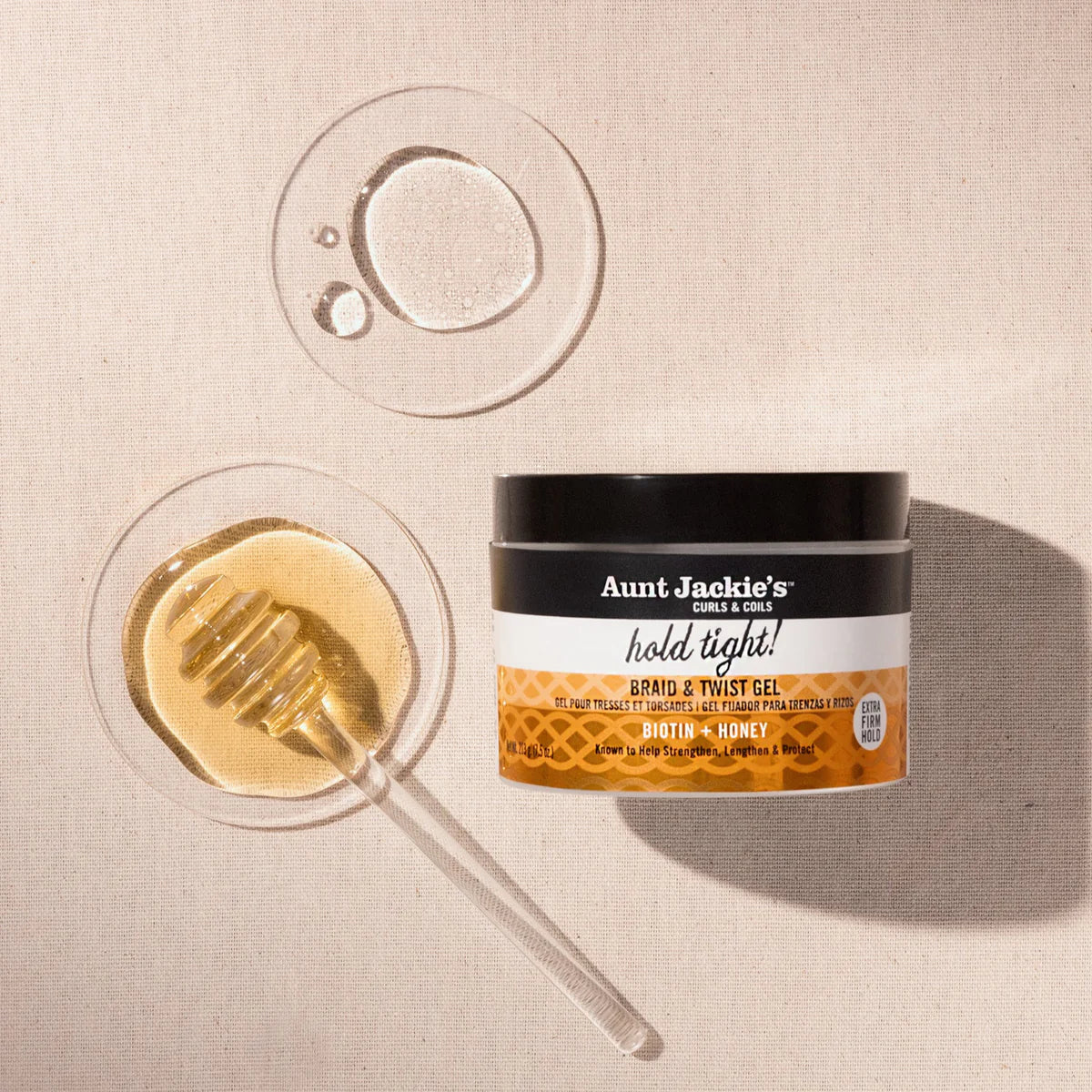 Aunt Jackie's Hold Tight Braid & Twist Extra Firm Hold Gel 213g DAX