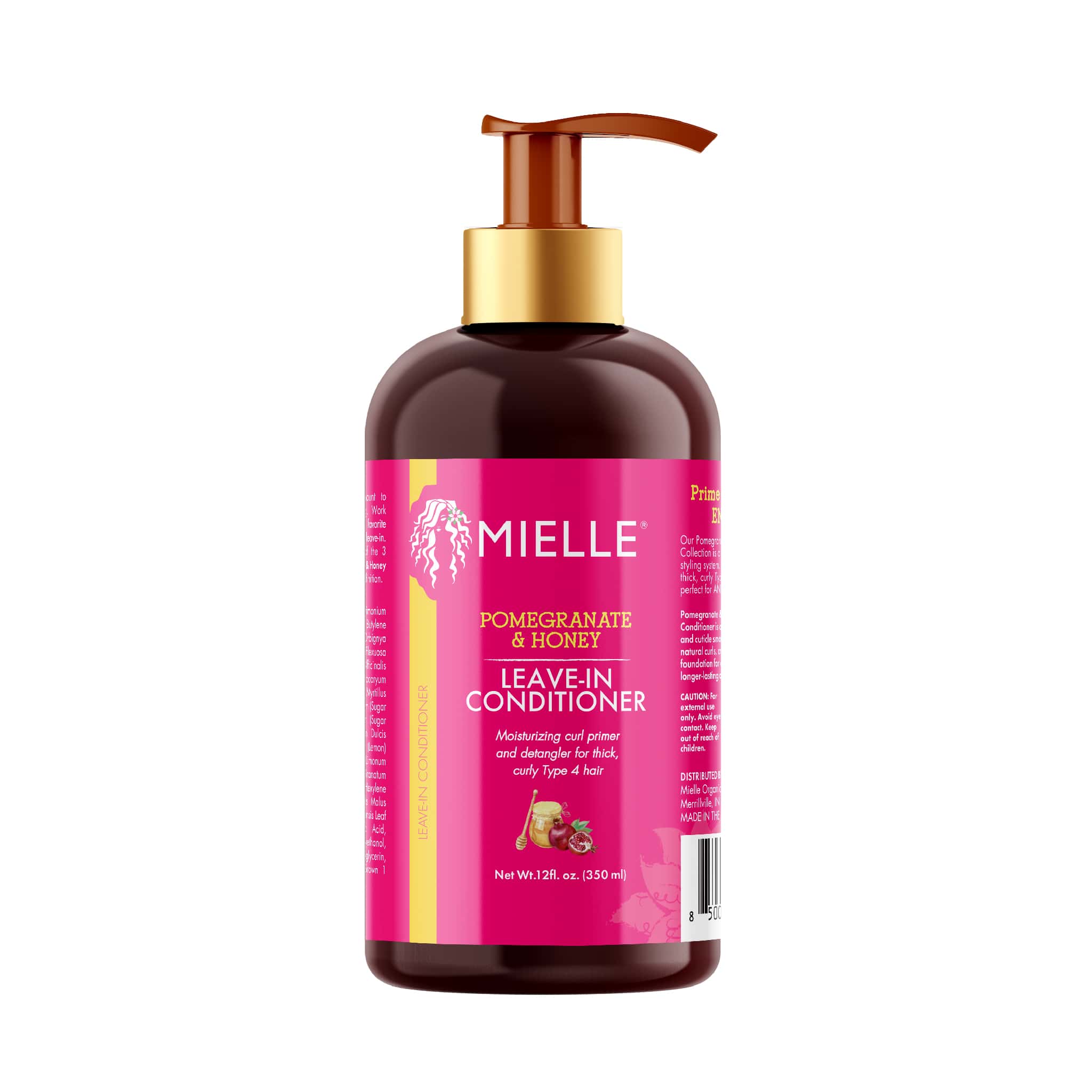 Pomegranate & Honey Leave-In Conditioner von Mielle Organics – Feuchtigkeitspflege für lockiges und trockenes Haar