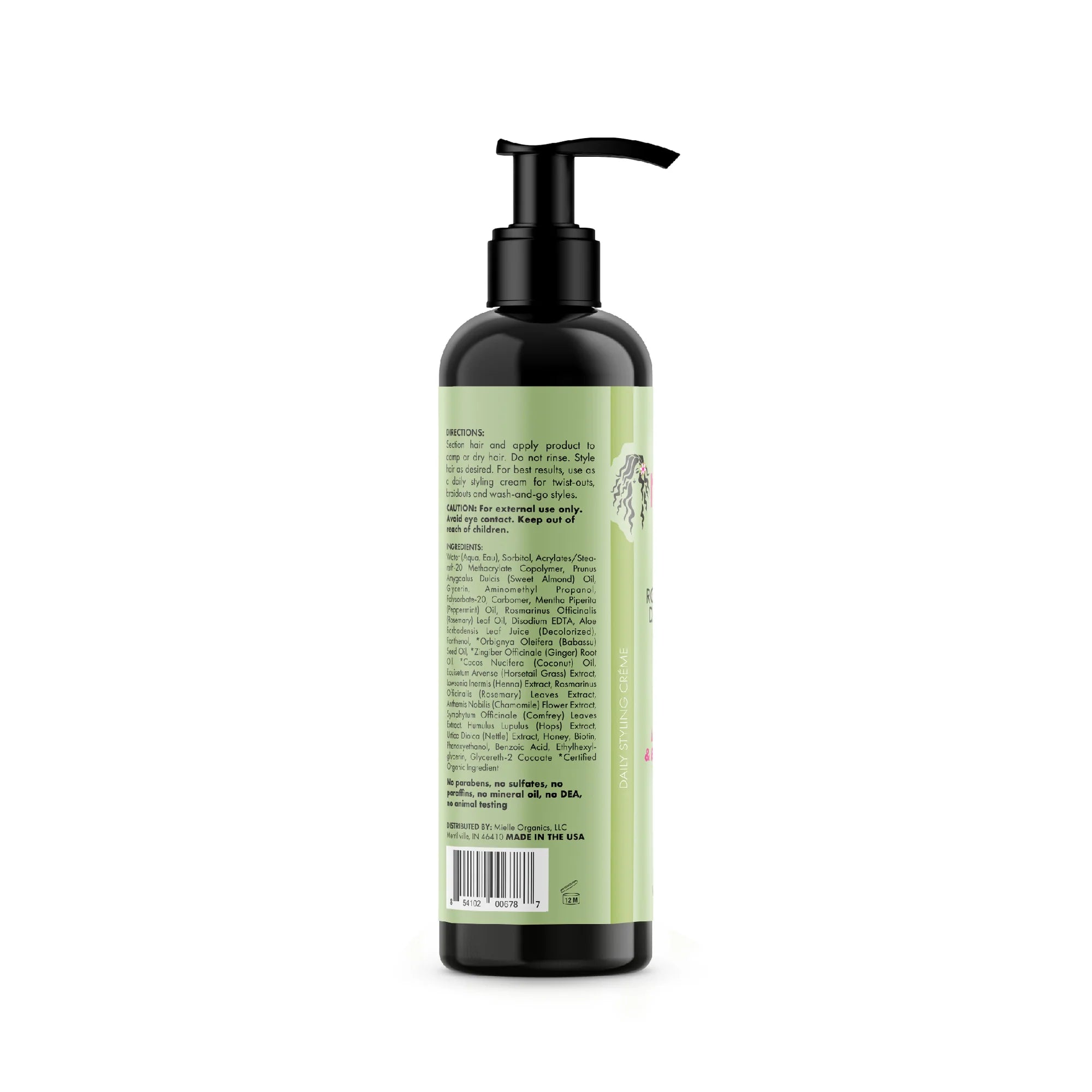 Mielle Rosemary Mint Multivitamin Daily Styling Crème 240ml Mielle Organics
