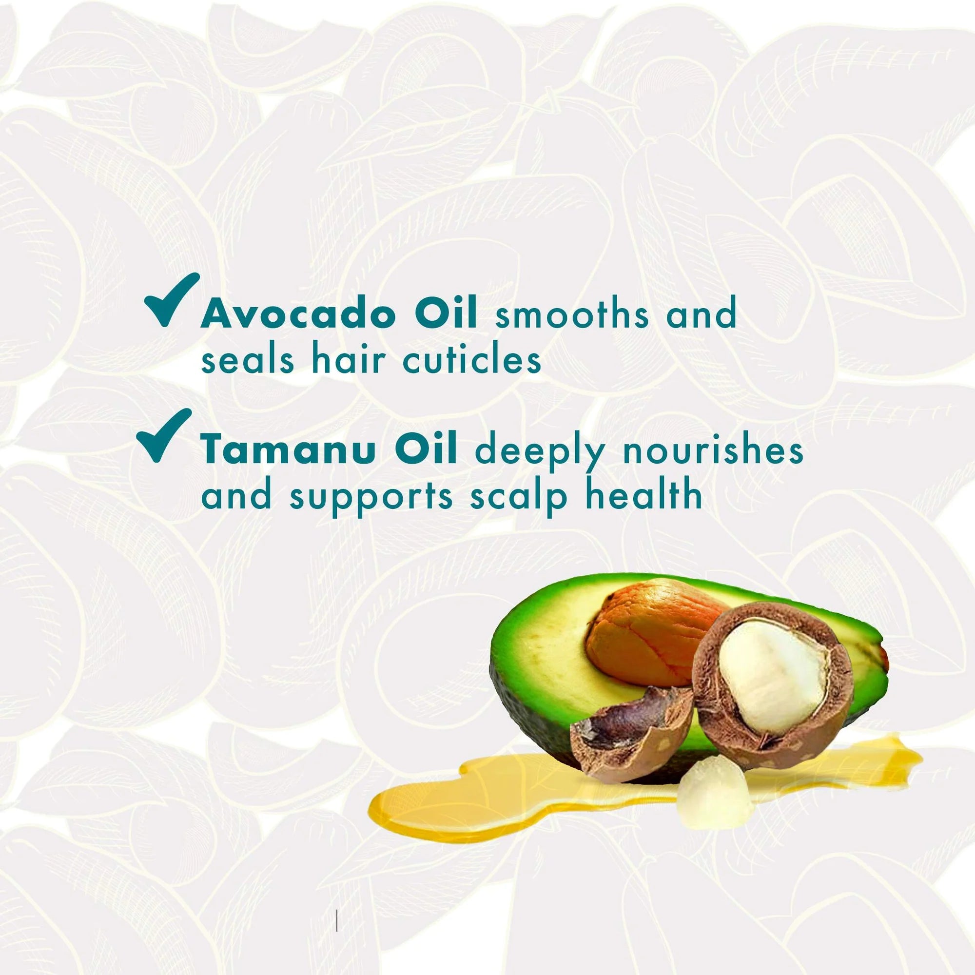 Mielle Avocado & Tamanu Anti-Frizz Stay Straight Serum 177ml Mielle Organics