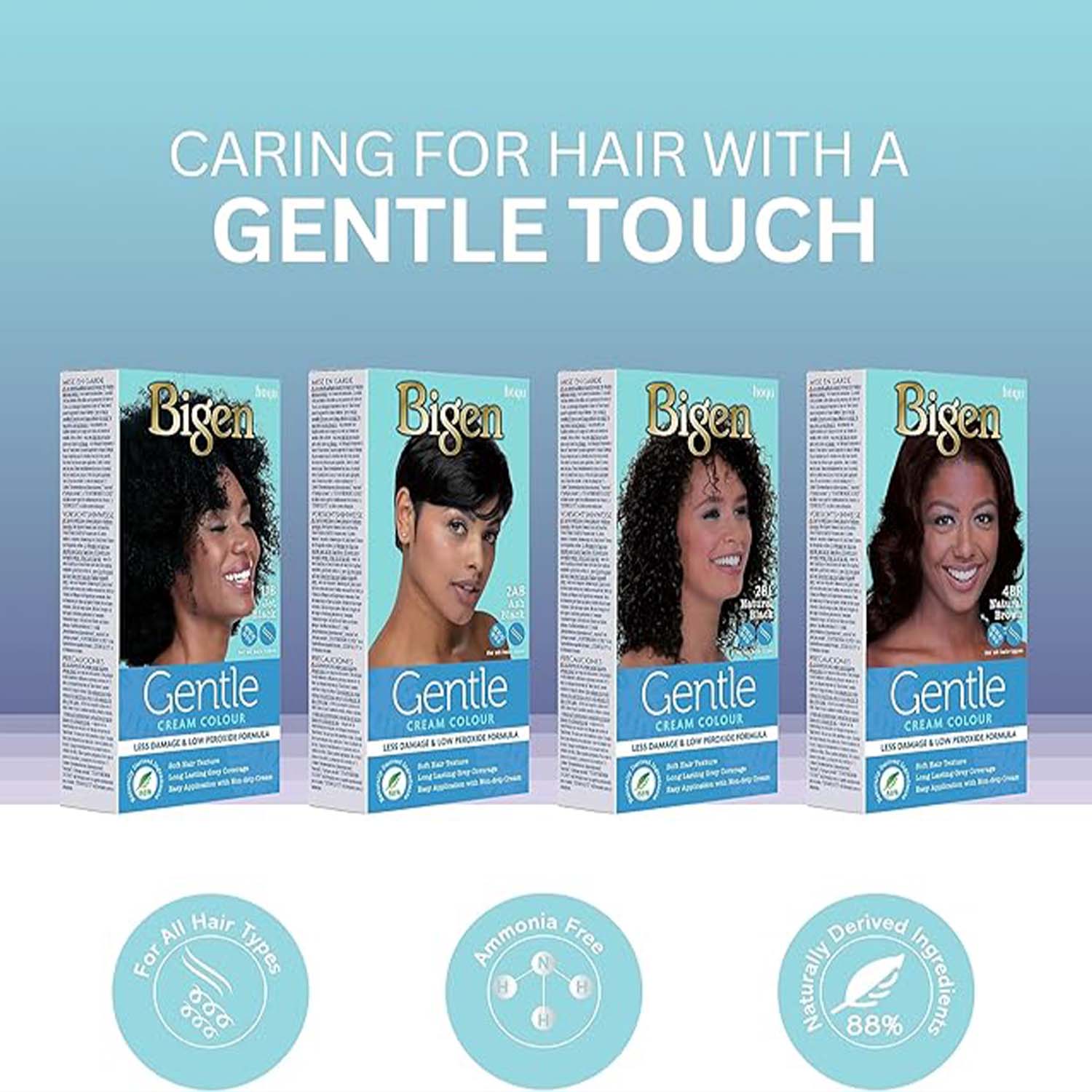 Bigen Gentle Cream Colour - 1JB - Jet Black Bigen