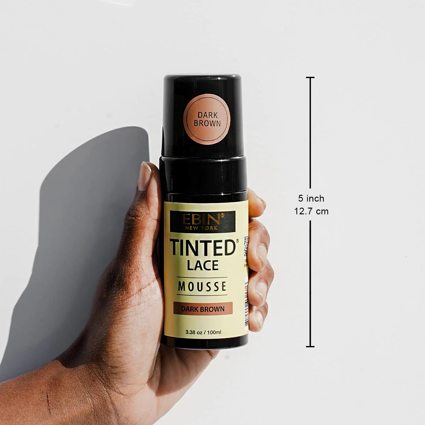 EBIN NEW YORK TINTED LACE MOUSSE - DARK BROWN 100ml Ebin New York