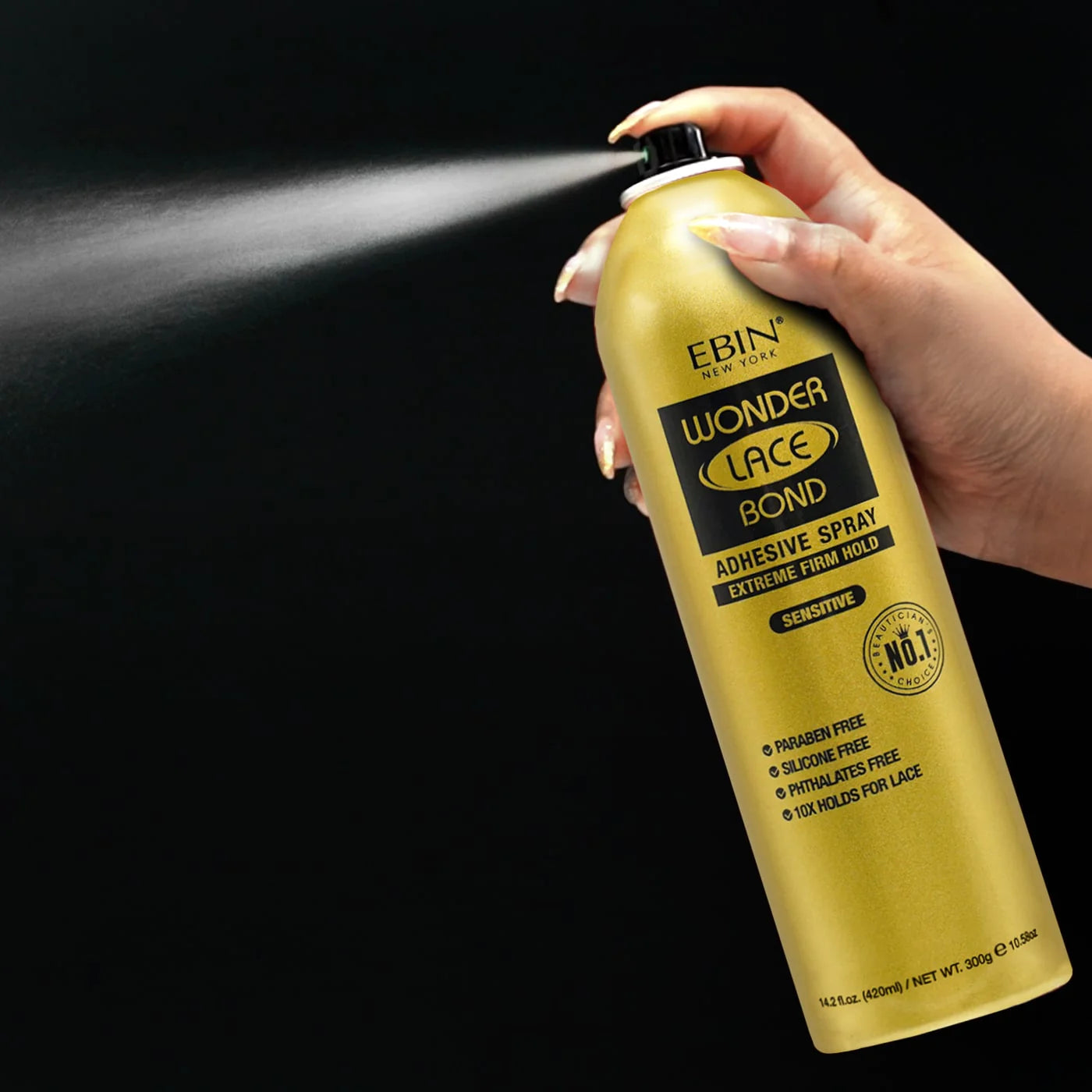 Ebin New York WONDER LACE BOND WIG ADHESIVE SPRAY - EXTREME FIRM HOLD SENSITIVE 180ml Ebin New York