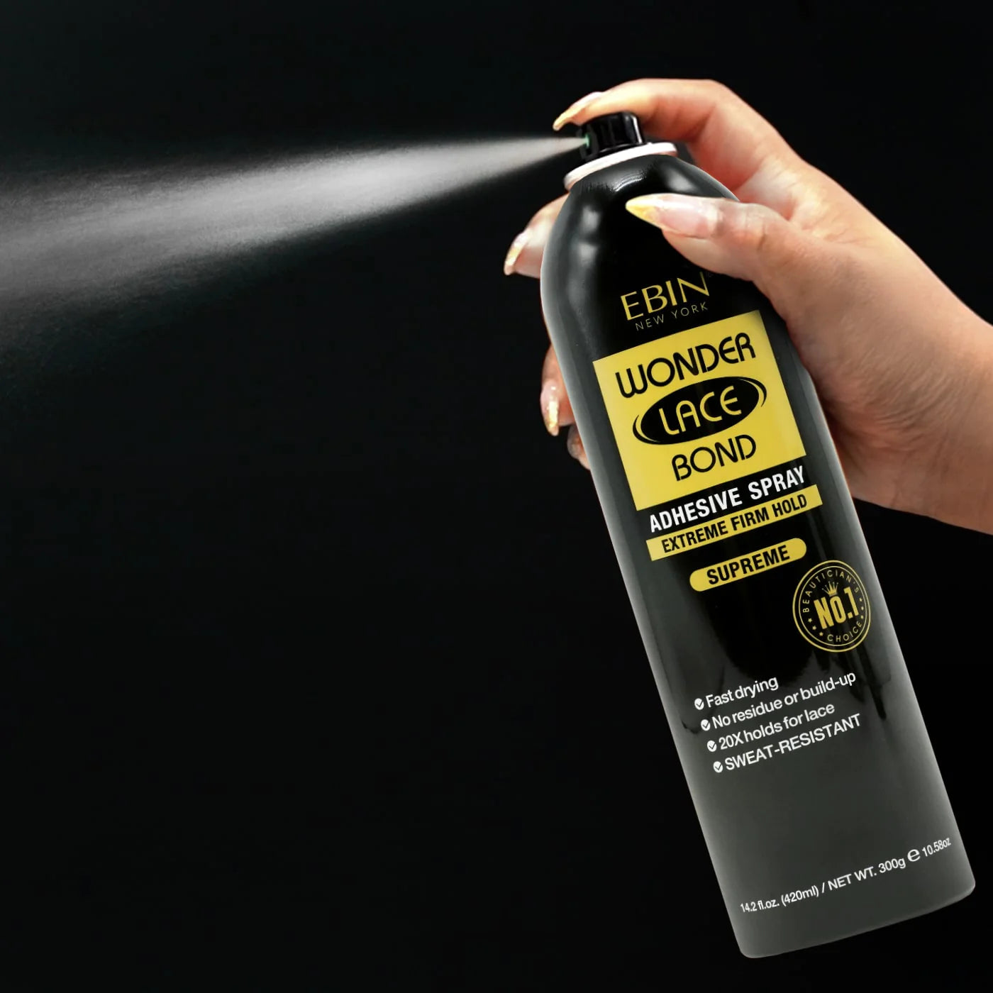 Ebin New York WONDER LACE BOND WIG ADHESIVE SPRAY - SUPREME 420ml Ebin New York