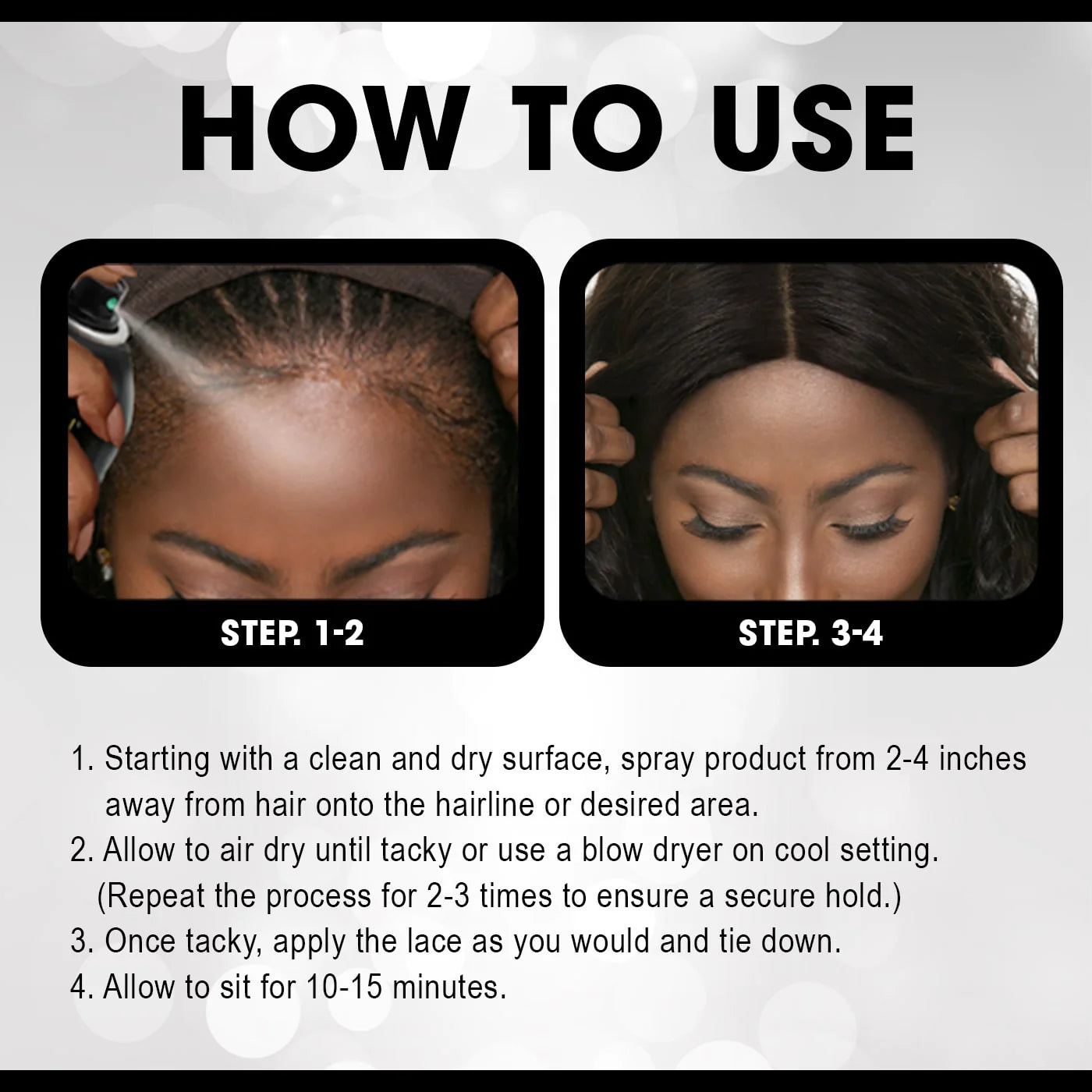 Ebin New York WONDER LACE BOND WIG ADHESIVE SPRAY - SUPREME 420ml Ebin New York