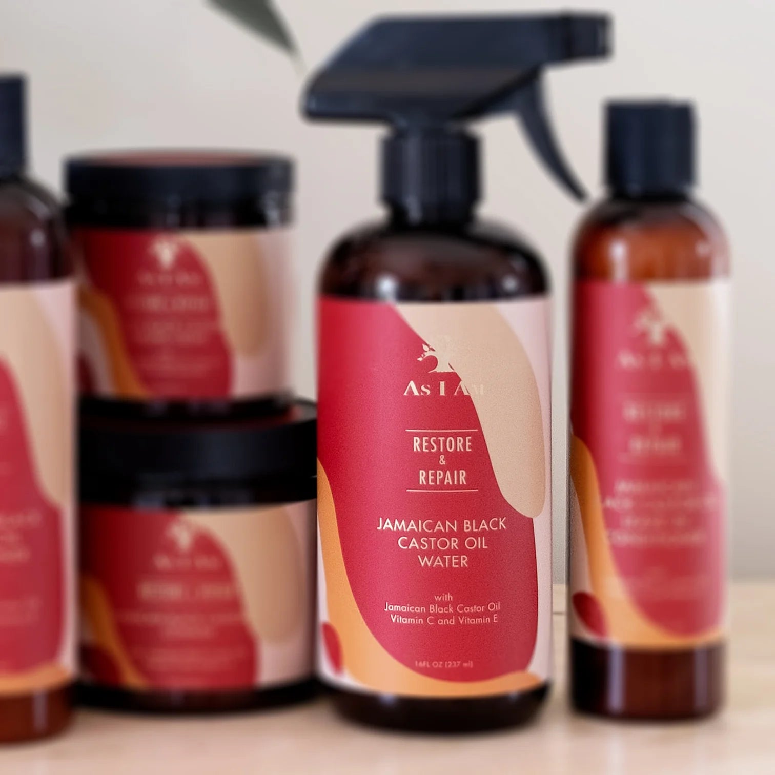 As I Am Jamaican Black Castor Oil Water with Ceramide and Vitamin C & E 473ml As I Am