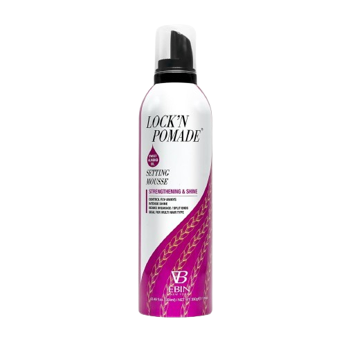 EBIN NEW YORK SETTING MOUSSE STRENGTHENING & SHINE - SWEET ALMOND OIL 354ml EBIN NEW YORK