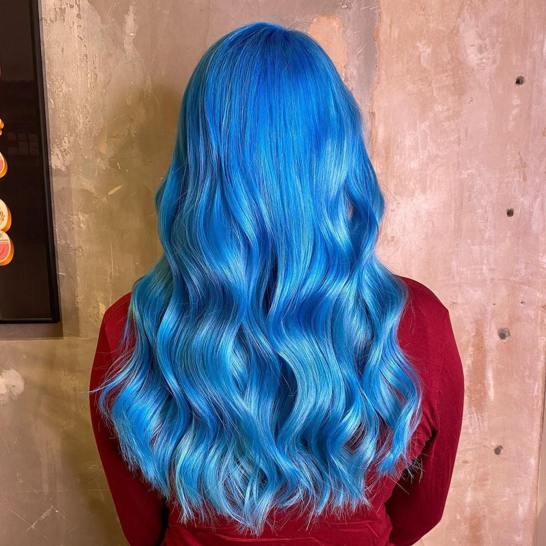 Crazy Color Semi Permanent Hair Dye Cream 63 Bubblegum Blue 100ml Crazy Color