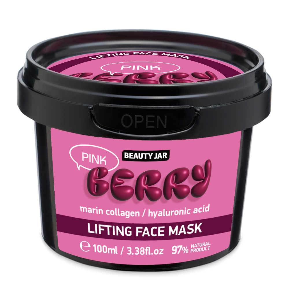 Beauty Jar Pink Berry Lifting Face Mask 100g Beauty Jar