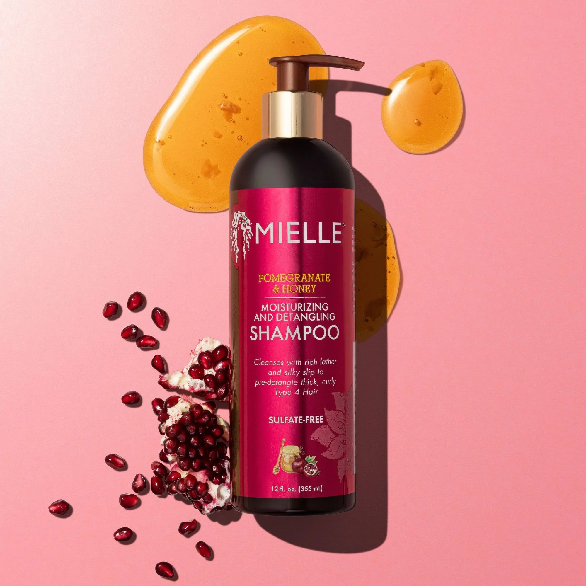 Mielle Organics Pomegranate & Honey Moisturizing & Detangling Shampoo 355ml Mielle Organics