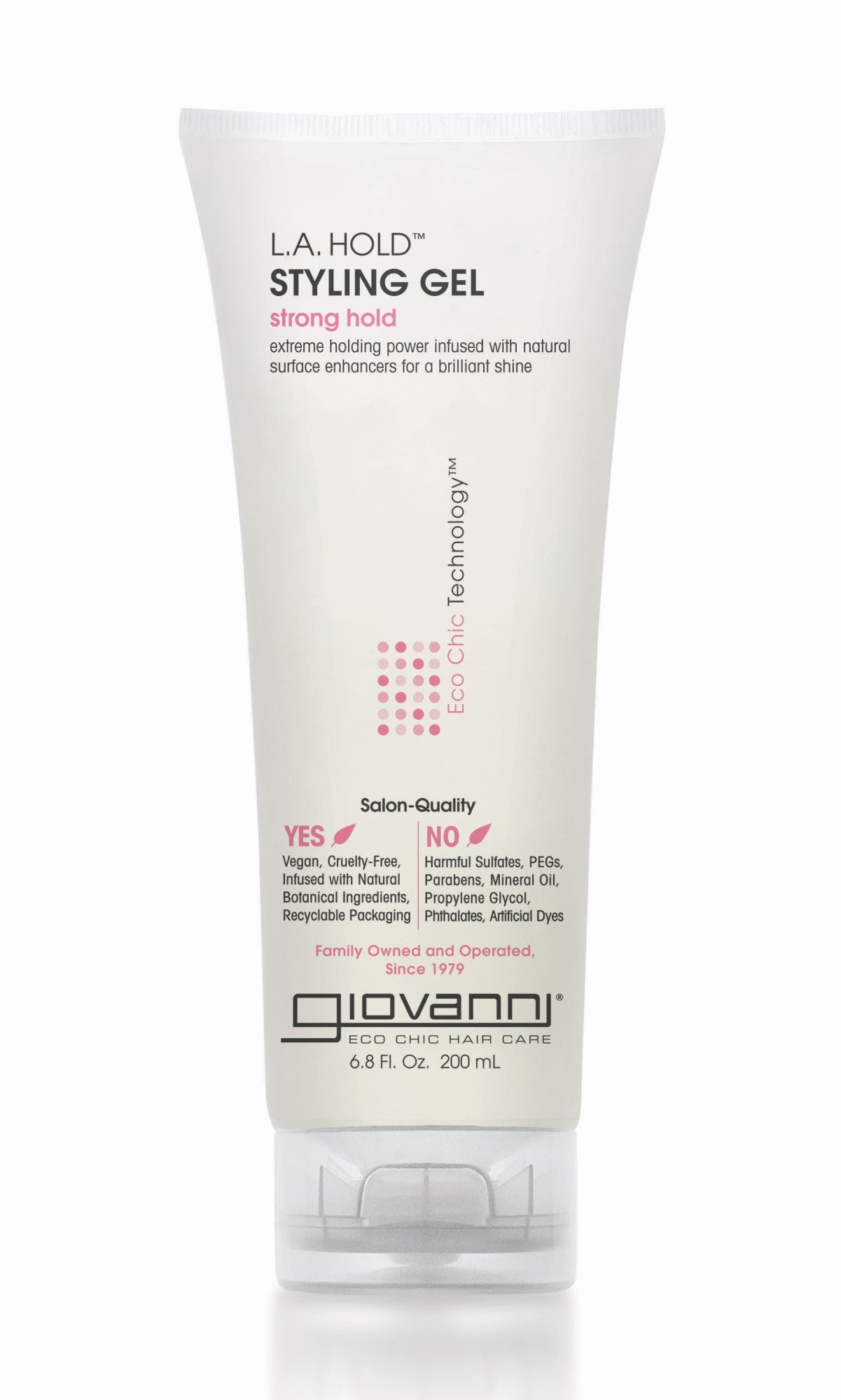 Giovanni L.A. HOLD™ Strong Hold STYLING GEL 200ml Giovanni