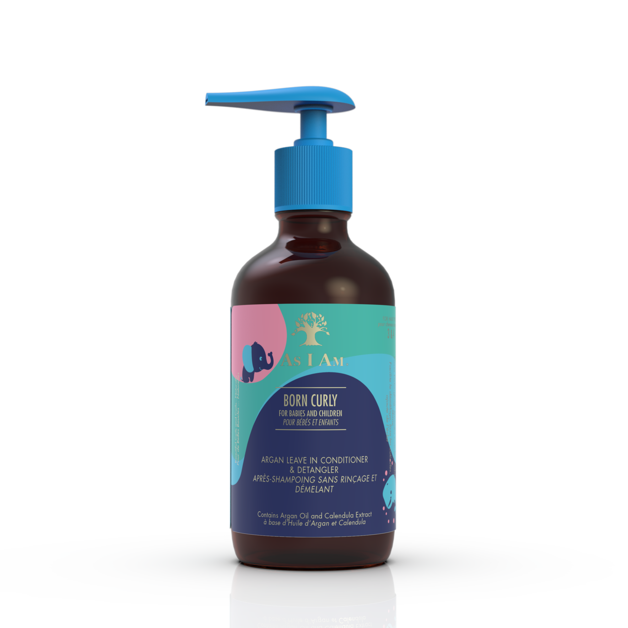 As I Am Born Curly Argan Leave In Conditioner & Detangler 240ml As I Am