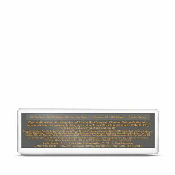 Shea Moisture African Black Charcoal Kaolin Clay Soap 142g Shea Moisture
