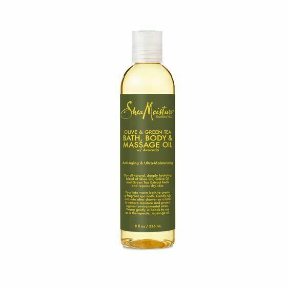 Shea Moisture Olive & Green Tea Bath, Body & Massage Oil 236ml Shea Moisture
