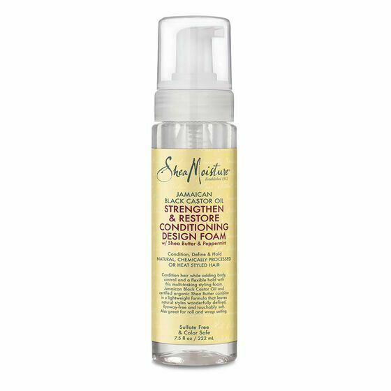 Shea Moisture Jamaican Black Castor Oil Strengthen & Resore Conditioning Design Foam 222ml Shea Moisture