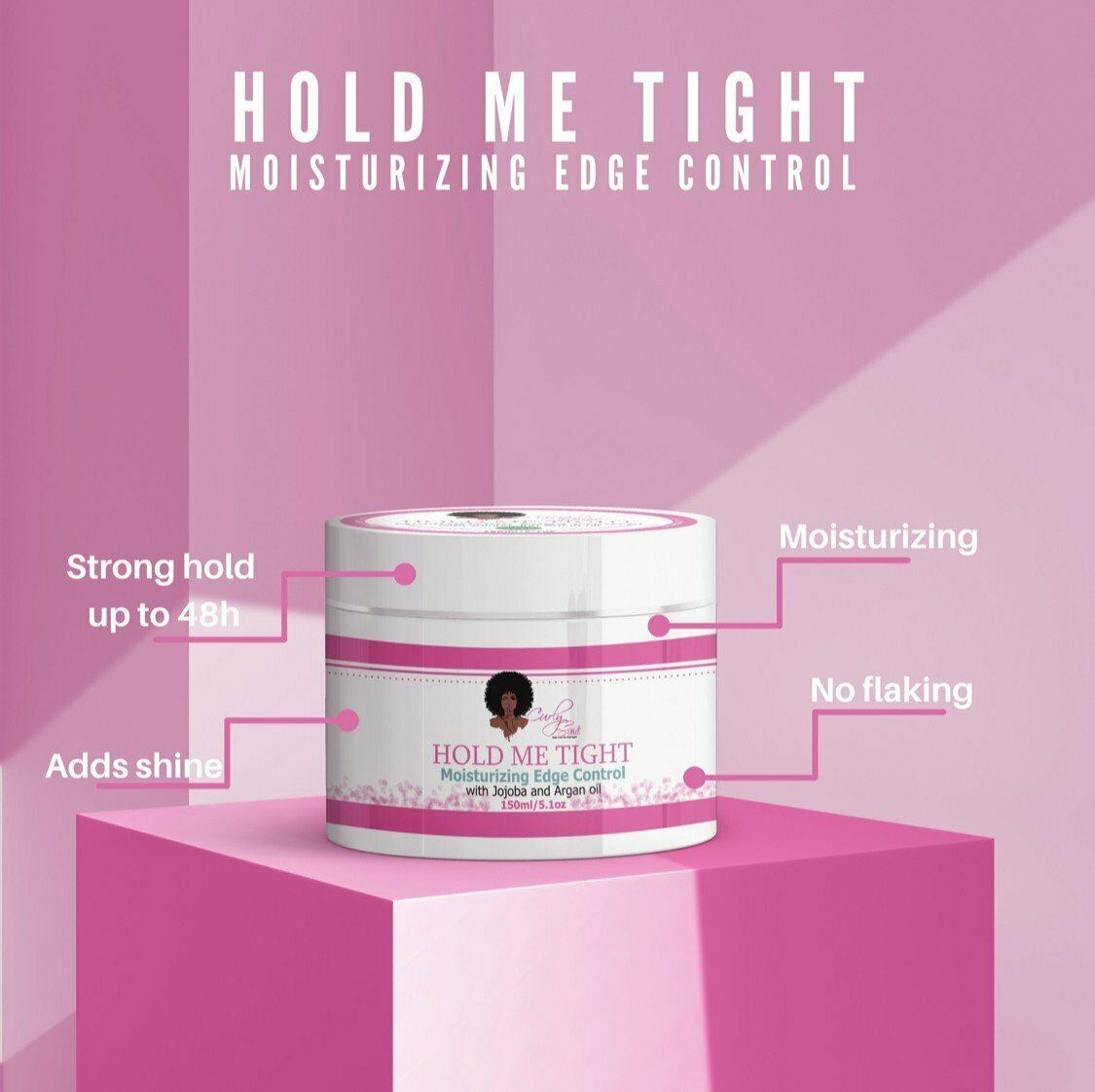Curly Secret Hold Me Tight Moisturizing Edge Control 150ml Curly Secret