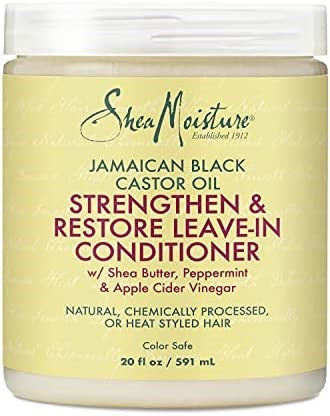 Shea Moisture Jamaican Black Castor Strengthen Leave In Conditioner 591ml Shea Moisture