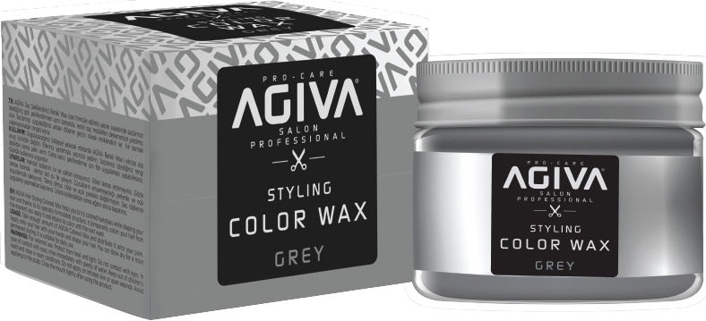 Agiva Hair Styling Color Wax Grey 120ml Agiva