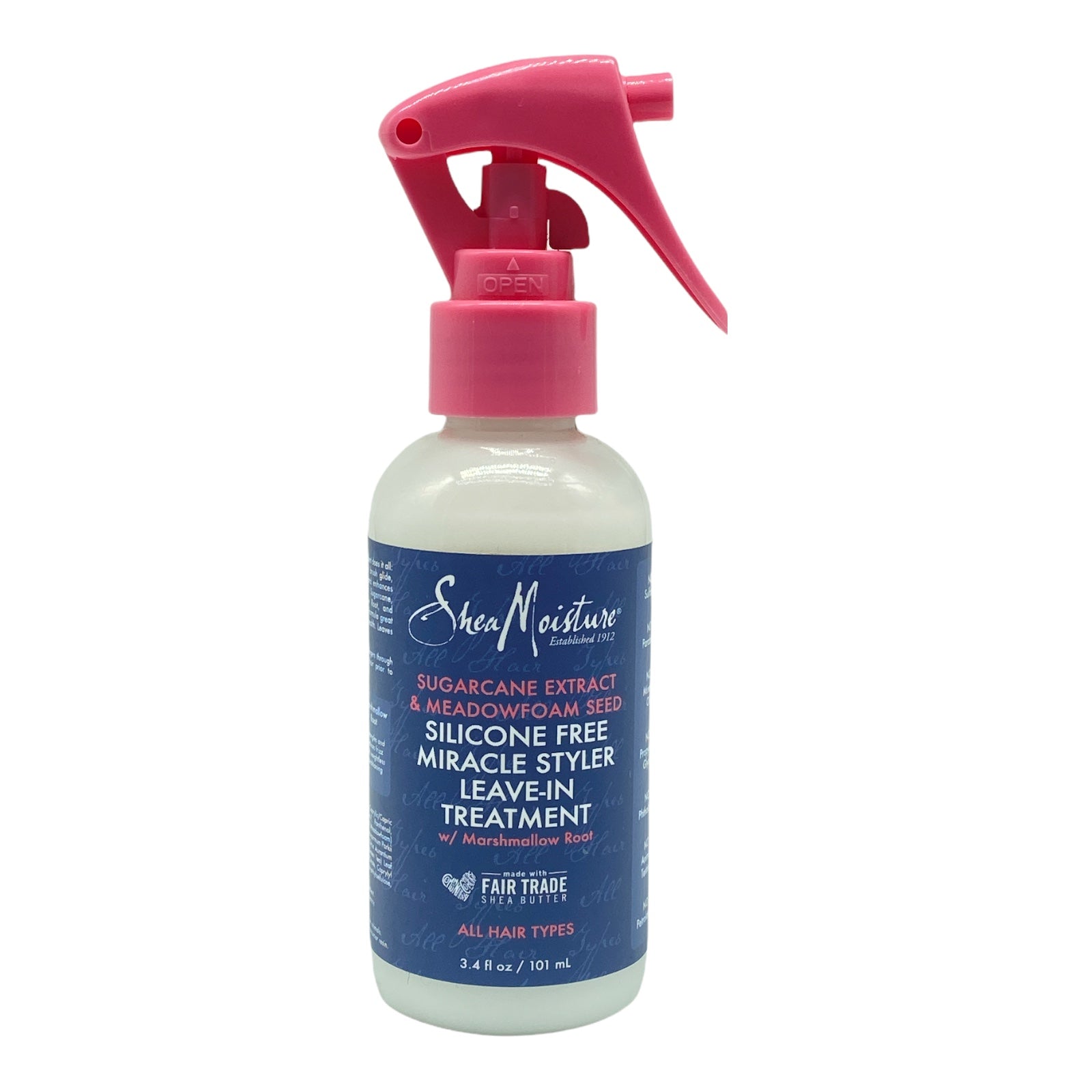 Shea Moisture Sugarcane Extract Silicon Free Leave-in Treatment 101ml Shea Moisture