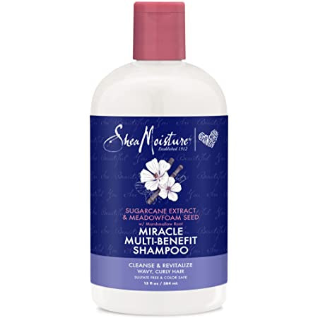 Shea Moisture Sugarcane Extract & Meadowfoam Seed Miracle Shampoo 384ml Shea Moisture