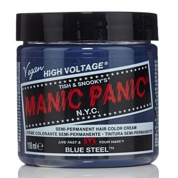 Manic Panic High Voltage Blue Steel Hair Color 118ml Manic Panic