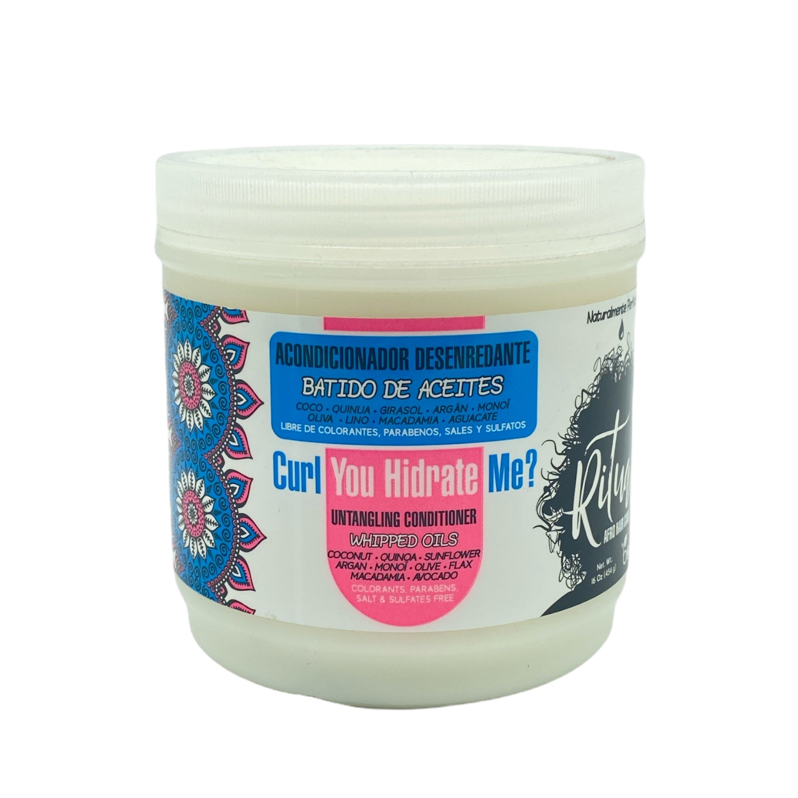 Ritual Afro Hair Care Curl You Hidrate Me Untangling Conditioner 454g Ritual Afro Hair Care