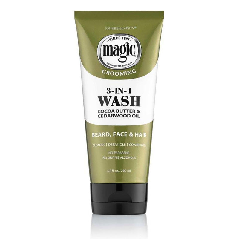Magic Grooming 3-in-1 Beard Wash With Almond Oil 200ml Magic Shaving