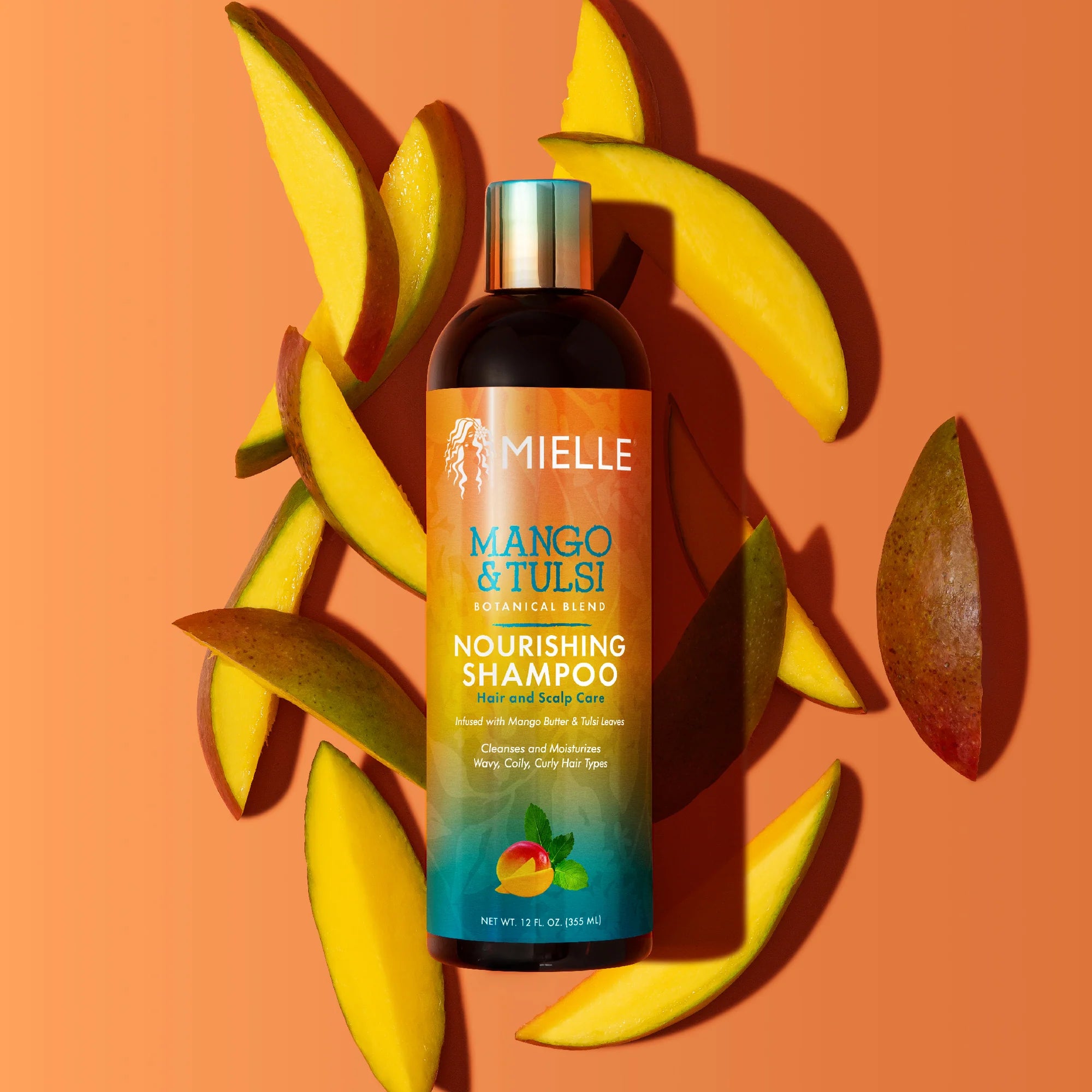 Mielle Mango & Tulsi Nourishing Shampoo 355ml Mielle Organics