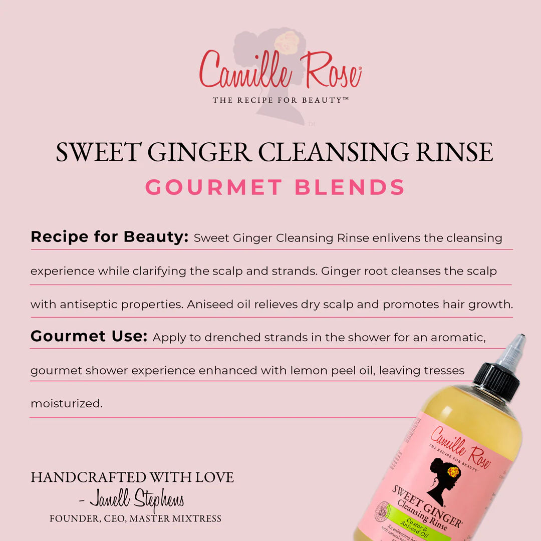 Camille Rose Sweet Ginger Cleansing Rinse 355ml Camille Rose