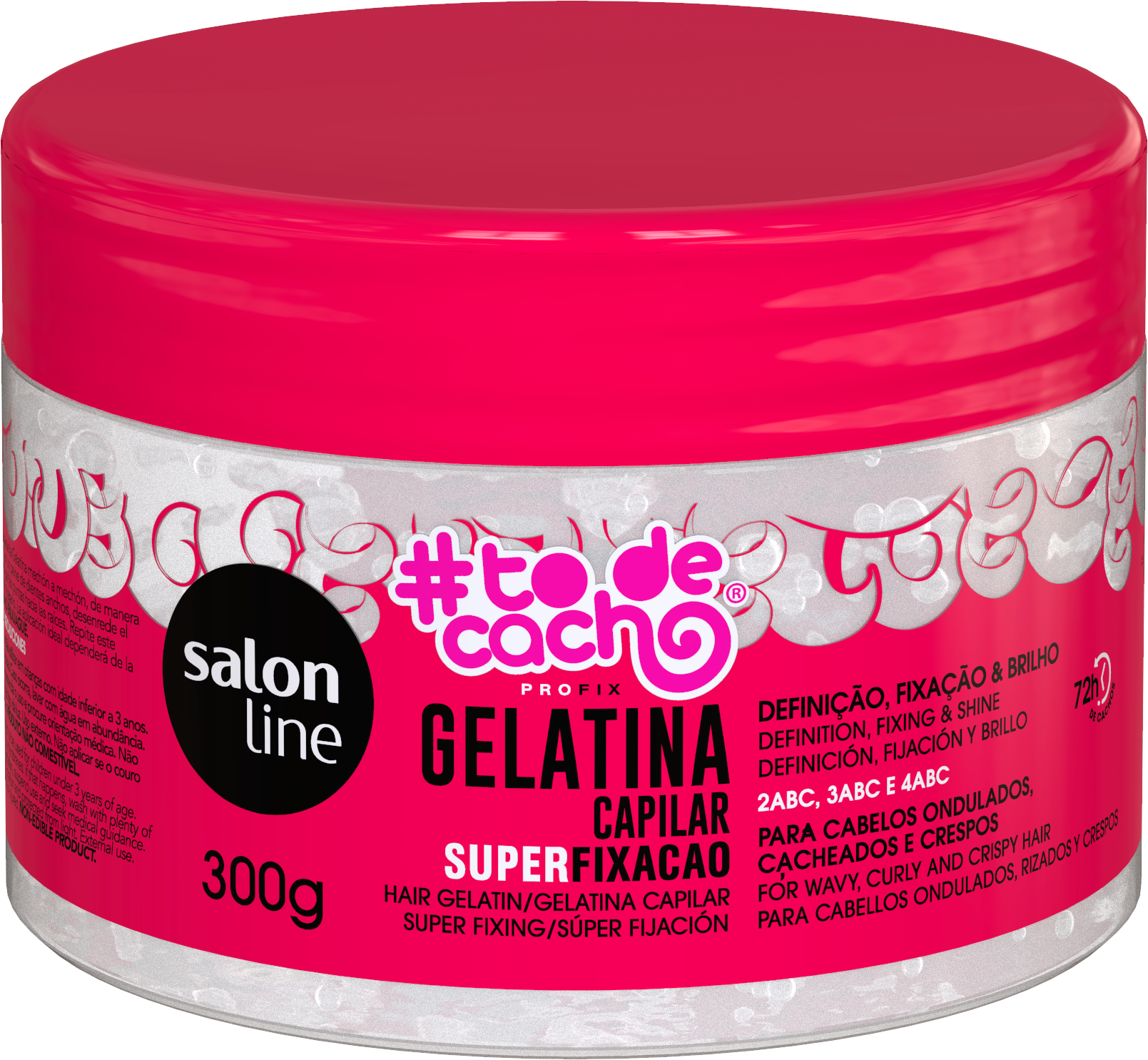 Salon Line Gelatina Super Fixing Hair Gel 300g Salon Line