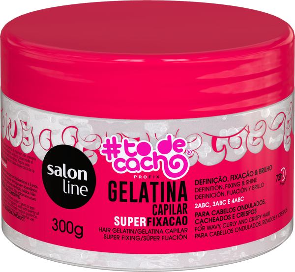 Salon Line Gelatina Super Fixing Hair Gel 300g Salon Line