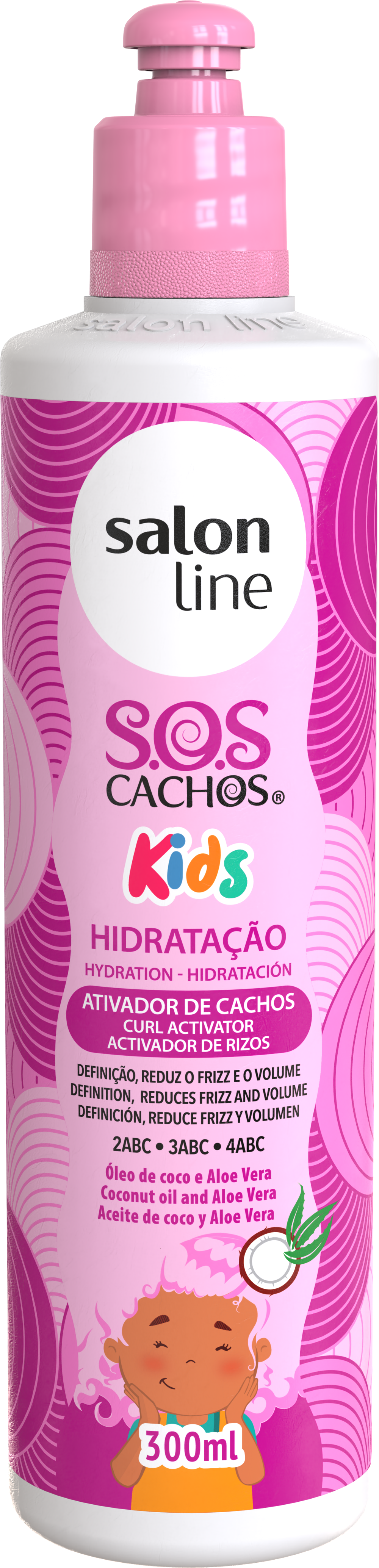 Salon Line S.O.S Cachos Kids Coconut and Aloe Vera Oil Curl Activator 300ml Salon Line