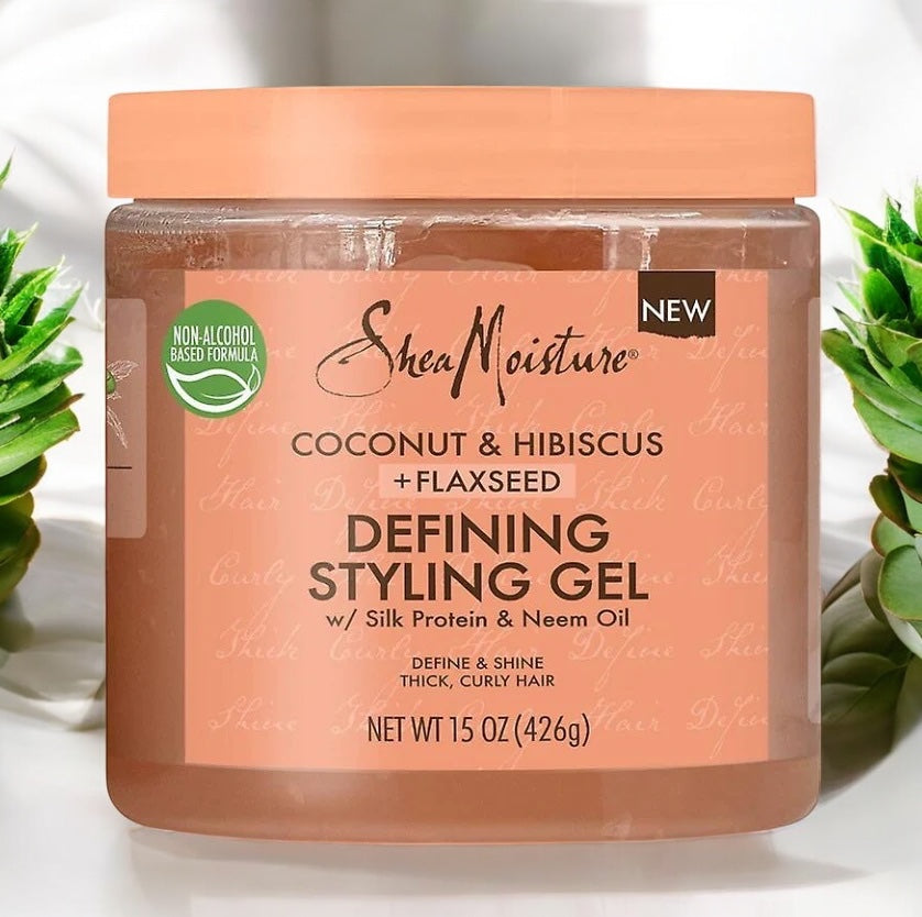 Shea Moisture Coconut & Hibiscus + Flaxseed Defining Styling Gel 426g Shea Moisture