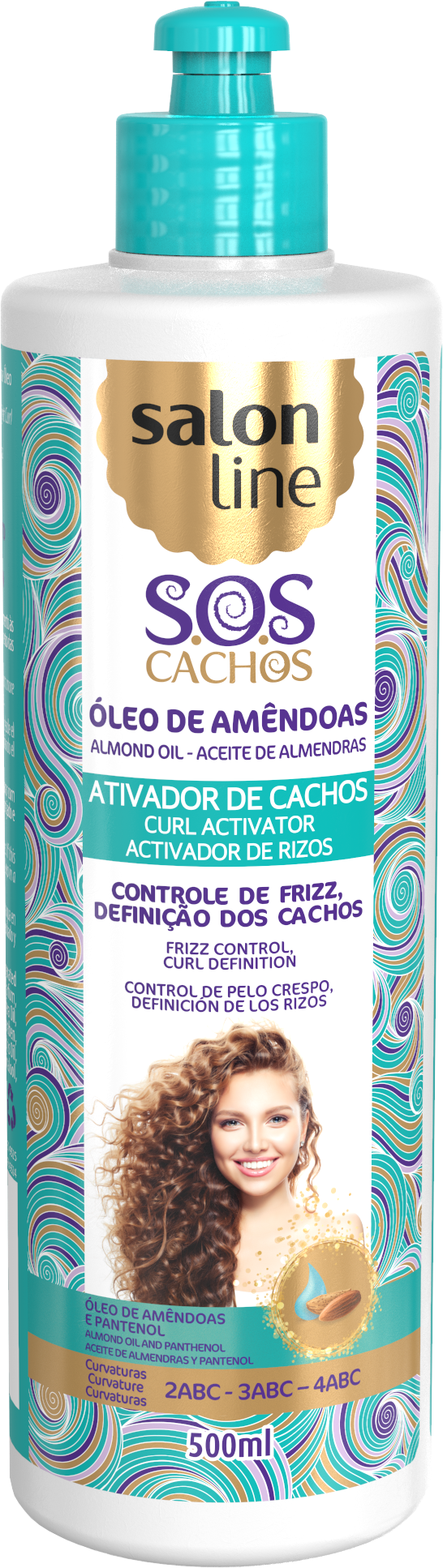 Salon Line S.O.S Cachos Almond Oil Curl Activator 500ml Salon Line