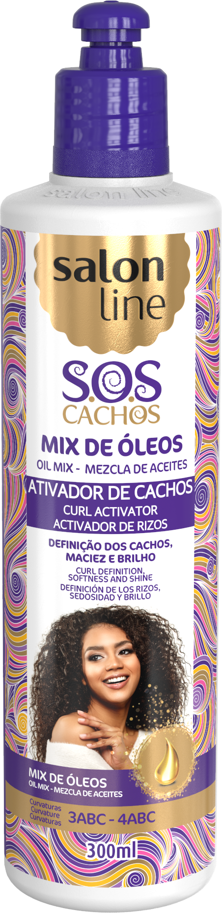 Salon Line S.O.S Cachos Oil Mix Curl Activator 500ml Salon Line