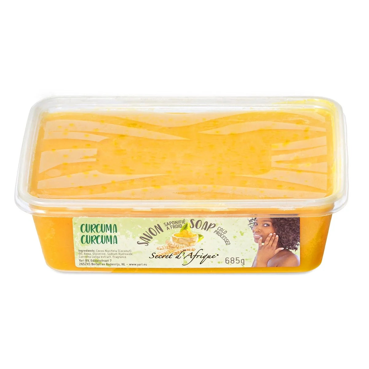 Secret d'Afrique Curcuma Cold Processed Soap 685g Secret d'Afrique