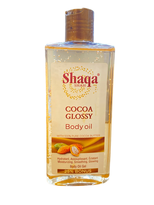 Shaqa Shah Cocoa Glossy Body Oil 250ml Shaqa Shah