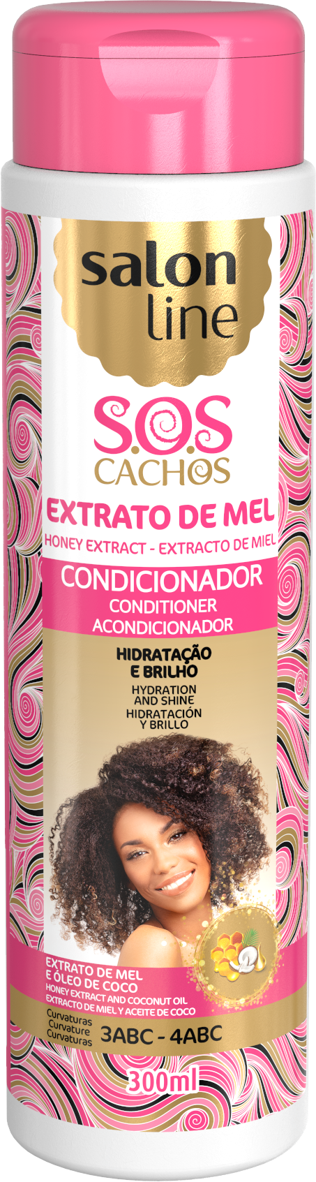 Salon Line S.O.S Cachos Honey Extract Conditioner 300ml Salon Line