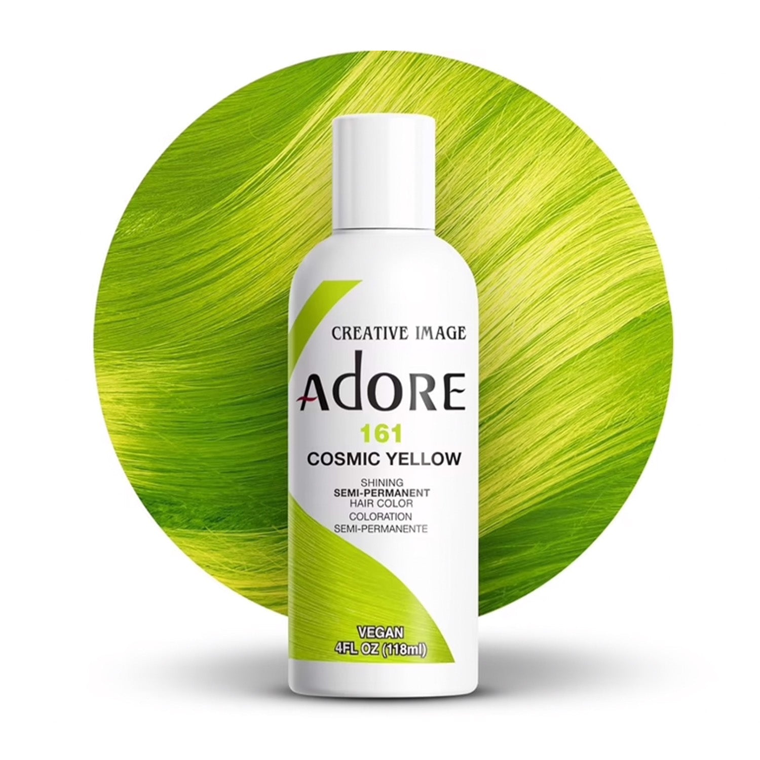 Adore Creative Image Semi Permanent Hair Color 161 Cosmic Yellow 118ml Adore