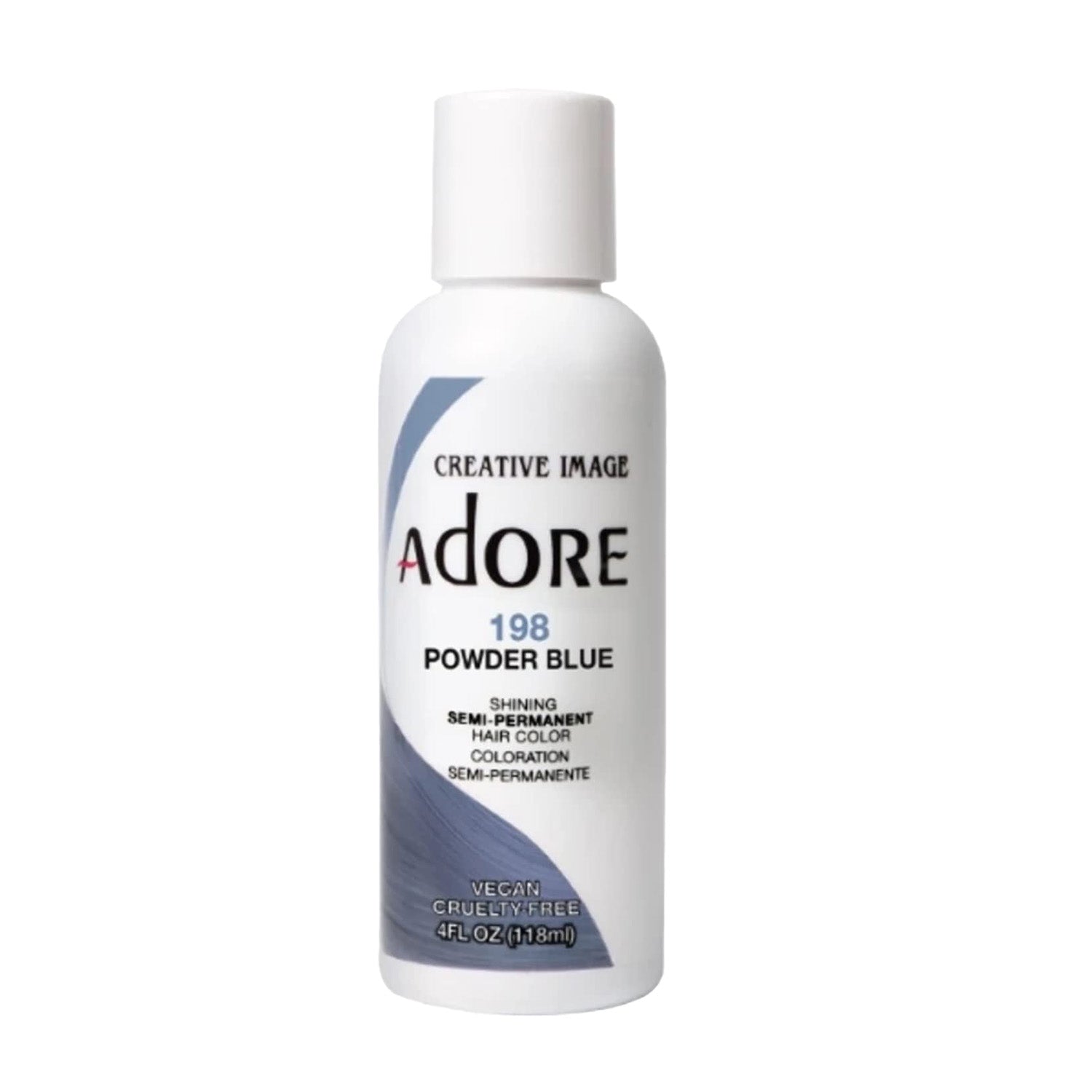 Adore Creative Image Semi Permanent Hair Color 198 Powder Blue 118ml Adore