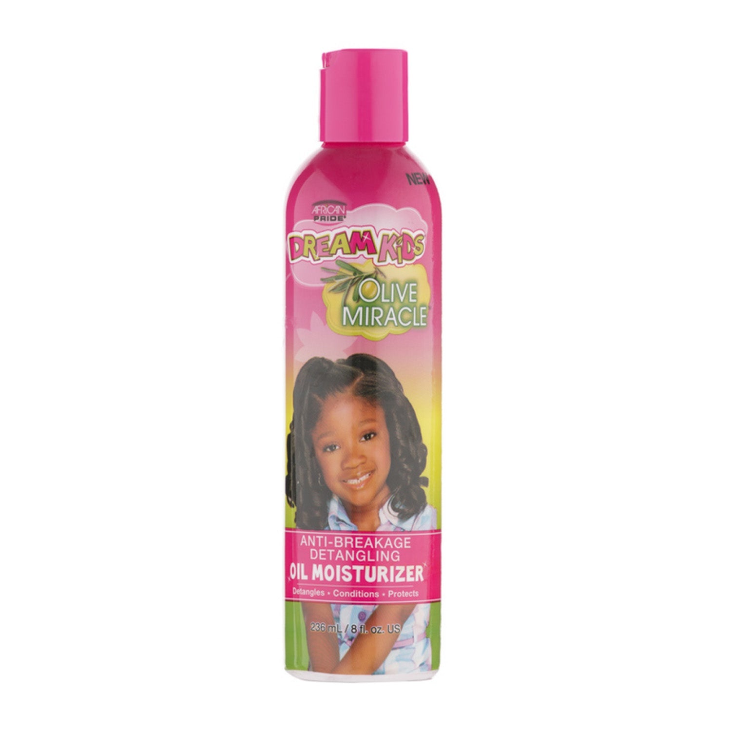 African Pride Dream Kids Olive Miracle Detangling Oil Moisturizer 237ml African Pride