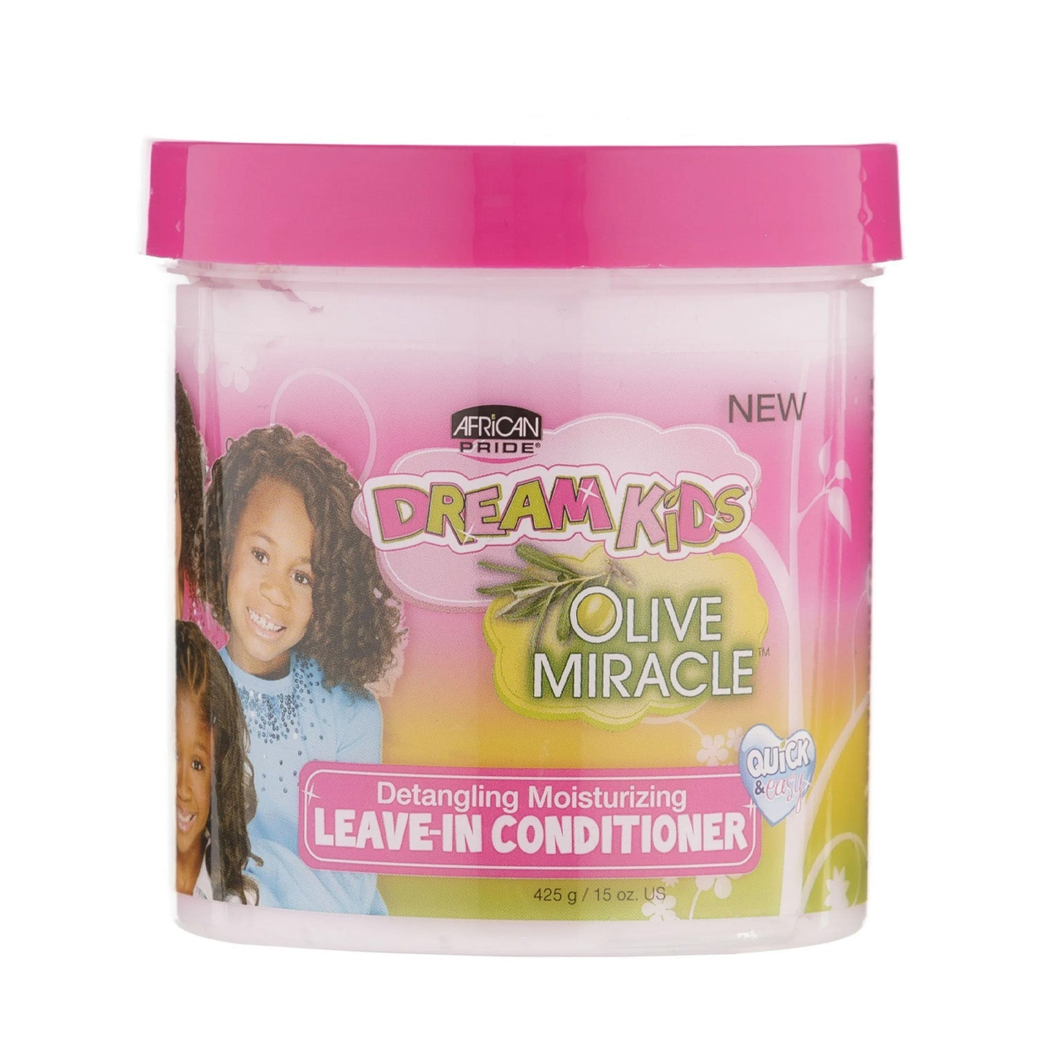 African Pride Dream Kids Olive Miracle Detangling Leave-In Conditioner 425g African Pride