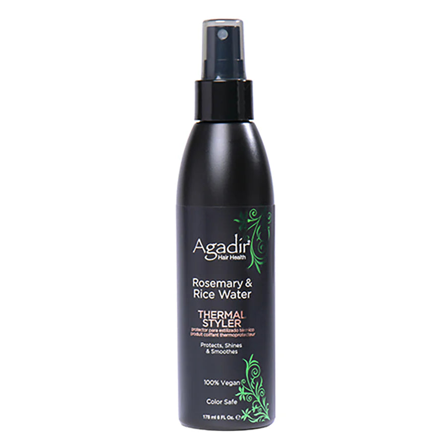 Agadir Rosemary & Rice Water Thermal Styler 178ml Agadir