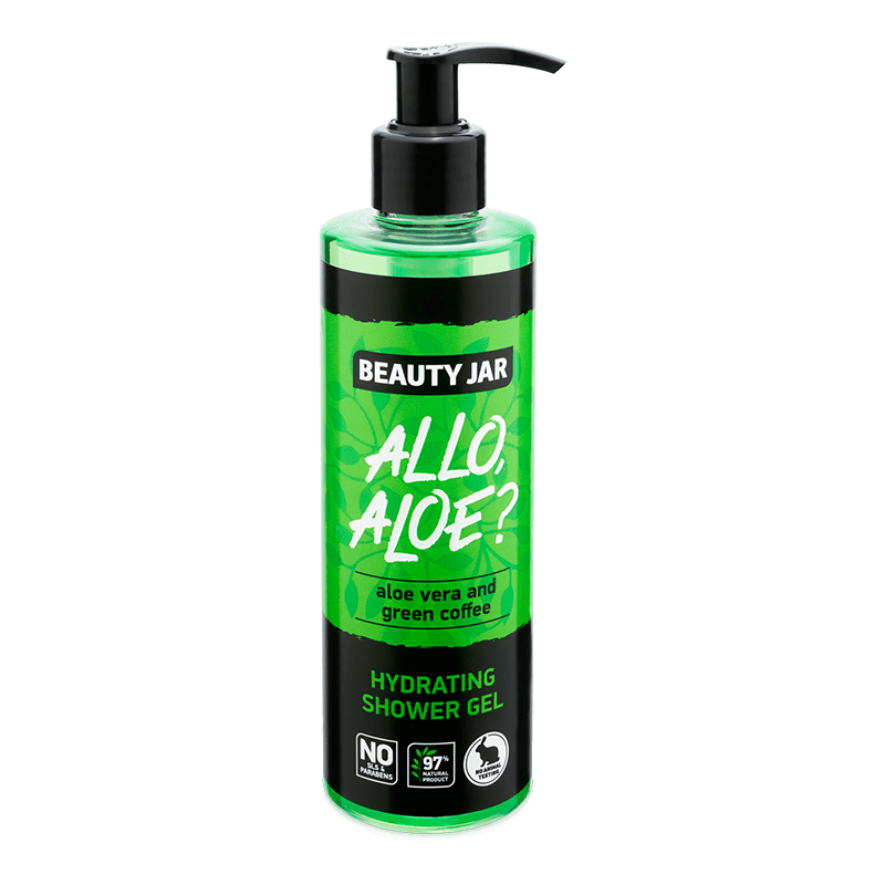 Beauty Jar Allo, Aloe? Aloe Vera and Green Coffee Hydrating Shower Gel 250ml Beauty Jar