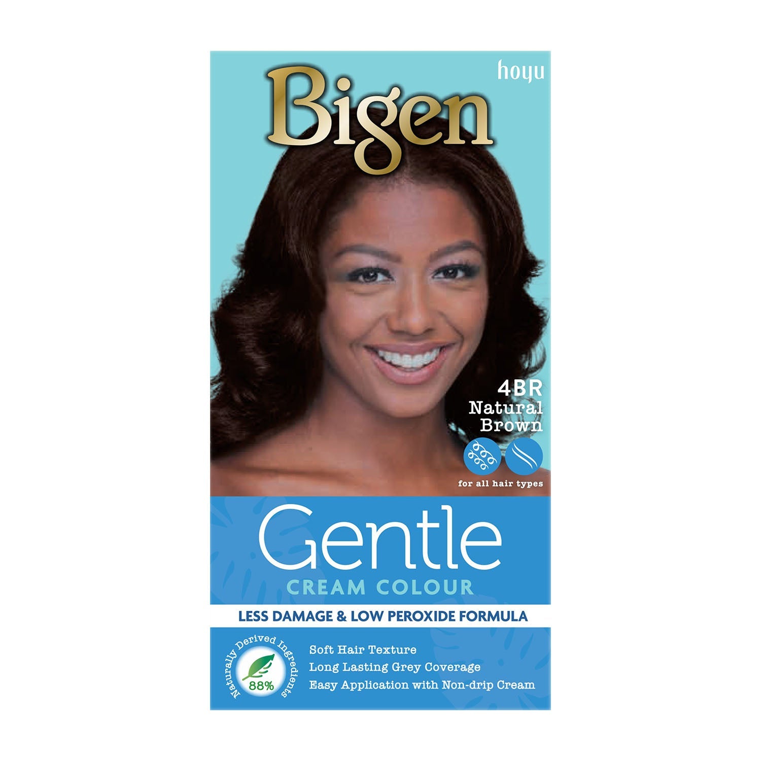 Bigen Gentle Cream Colour - 4BR - Natural Brown Bigen