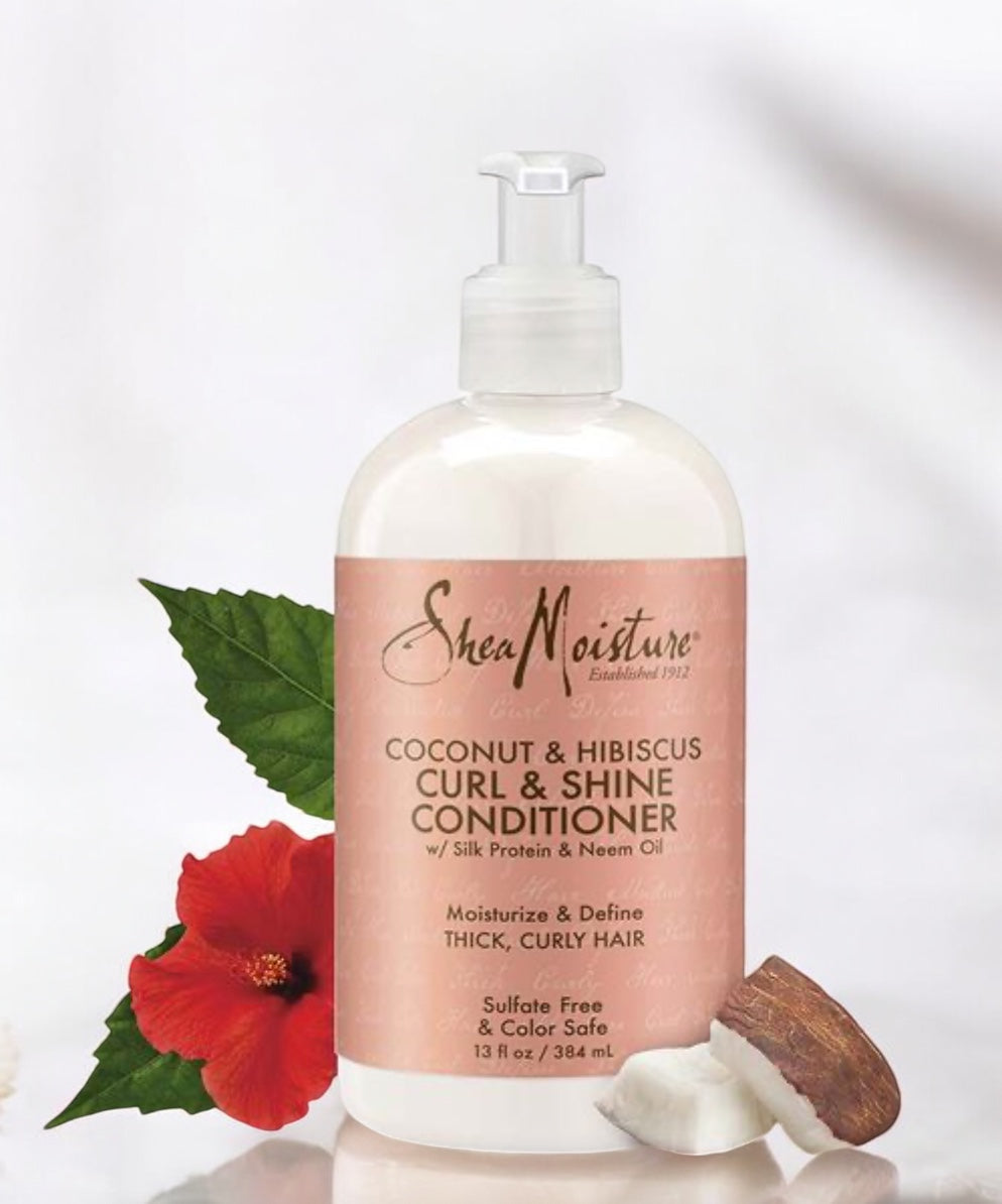 Shea Moisture Coconut Hibiscus Curl & Shine Conditioner 384ml Shea Moisture