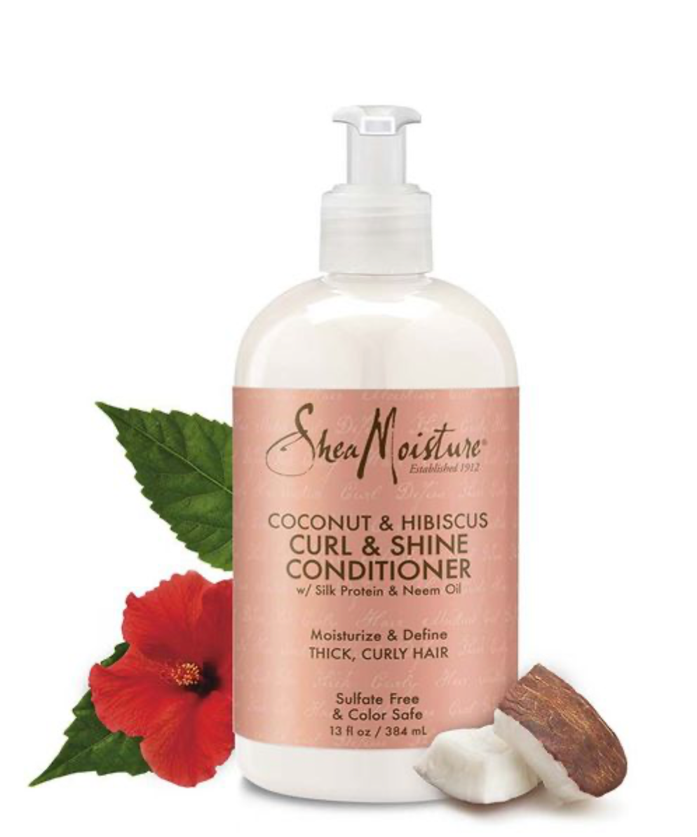 Shea Moisture Coconut Hibiscus Curl & Shine Conditioner 384ml Shea Moisture