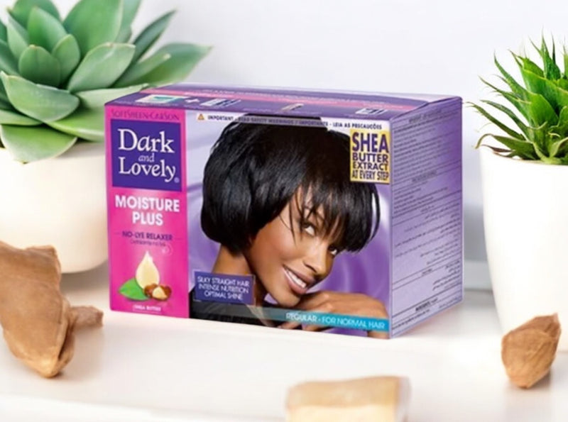 Dark and Lovely Relaxer Kit Regular Moisture Plus Dark and Lovely