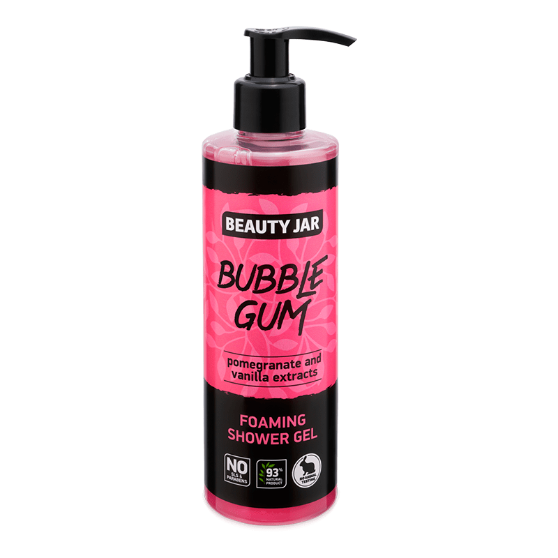 Beauty Jar Bubble Gum Pomegranate and Vanilla Foaming Shower Gel250ml Beauty Jar