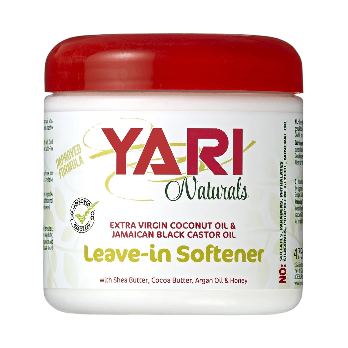 Yari Naturals Jamaican Black Castor Oil Leave In Softener 475ml Yari